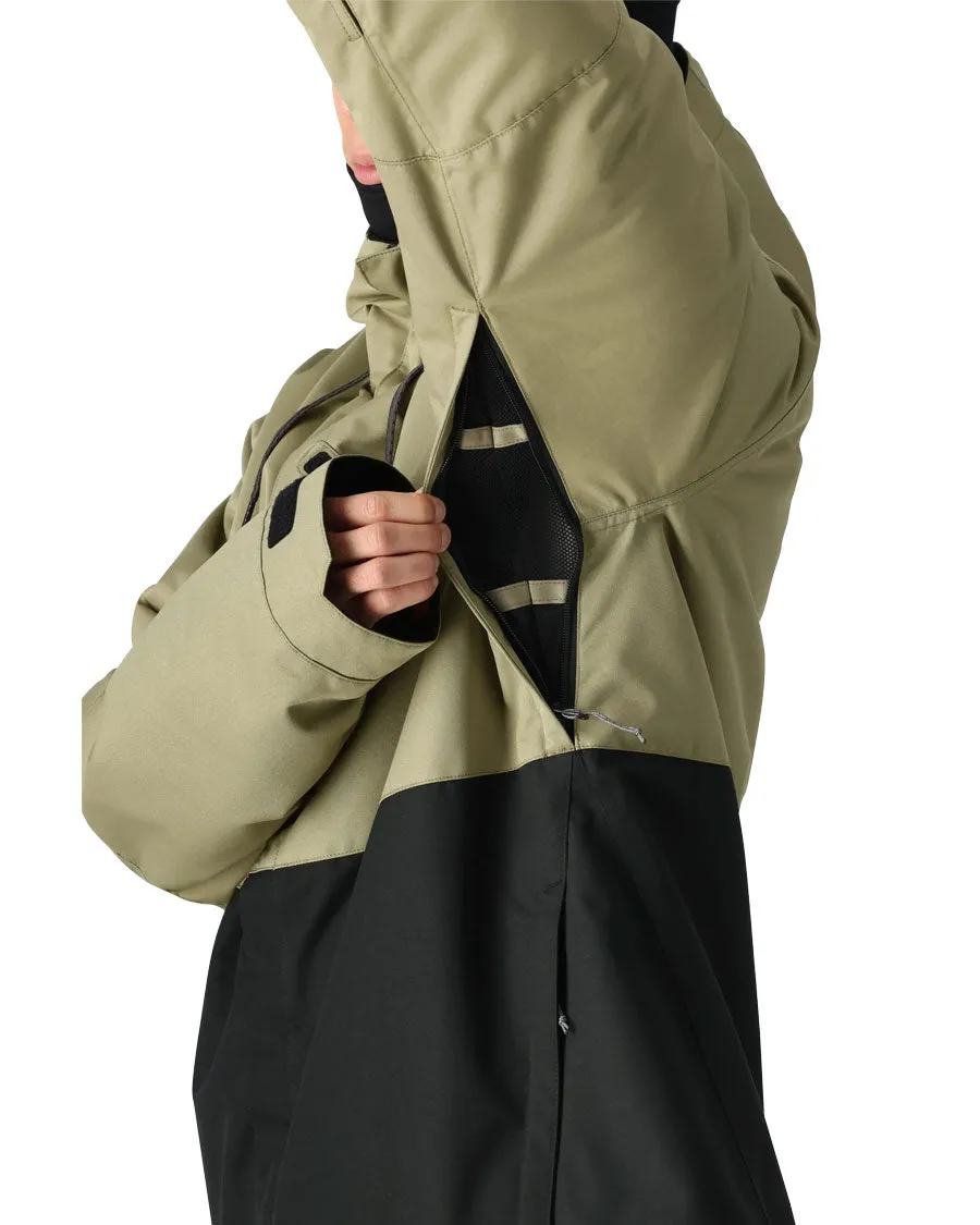 686 Men's Foundation Jacket Sage Colorblock 2025