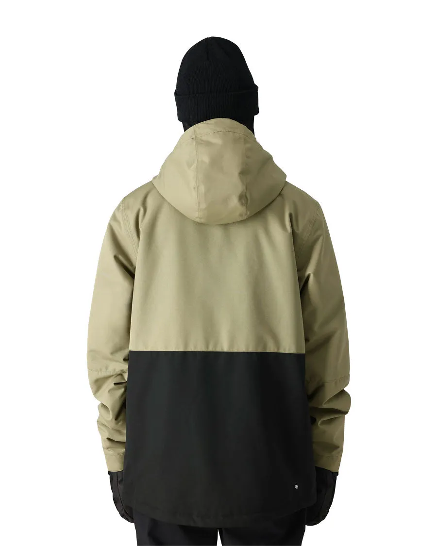 686 Men's Foundation Jacket Sage Colorblock 2025