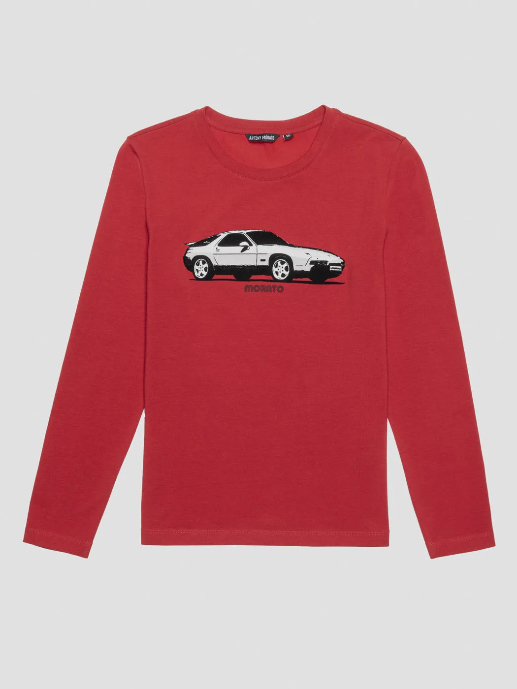 ANTONY MORATO Red T-shirt with print for boy-MKKL00258-50