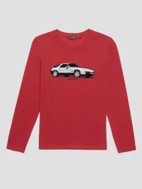 ANTONY MORATO Red T-shirt with print for boy-MKKL00258-50