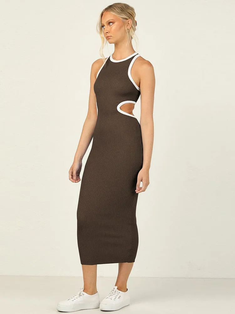 Ashley Knited Cutout Bodycon Dress