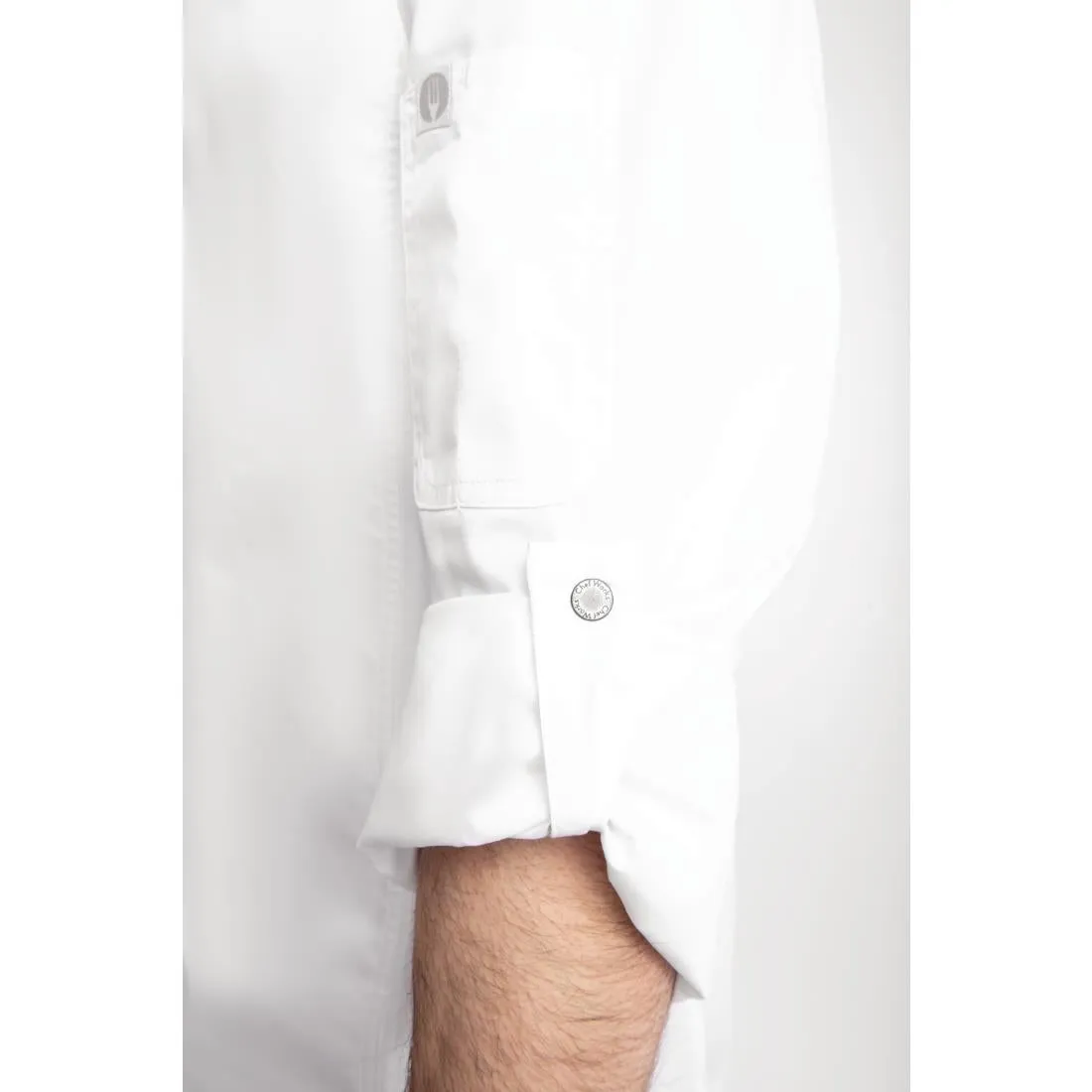 BB264-3XL Chef Works Unisex Hartford Lightweight Chef Jacket White Size 3XL