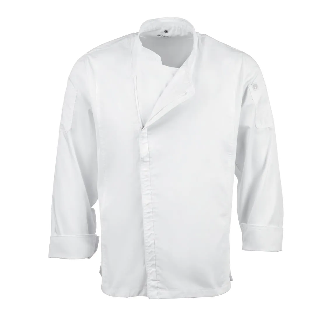 BB264-3XL Chef Works Unisex Hartford Lightweight Chef Jacket White Size 3XL