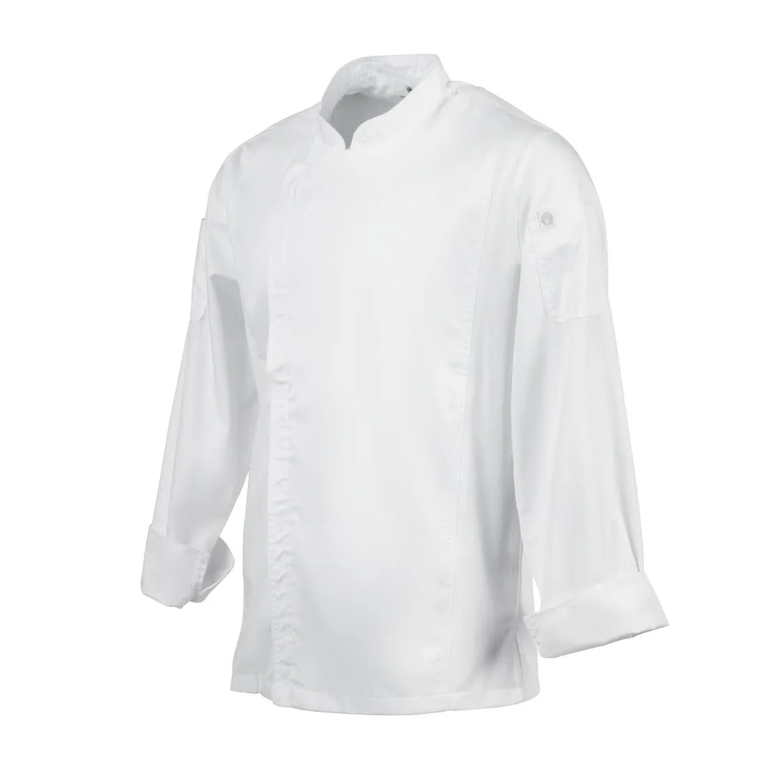 BB264-3XL Chef Works Unisex Hartford Lightweight Chef Jacket White Size 3XL