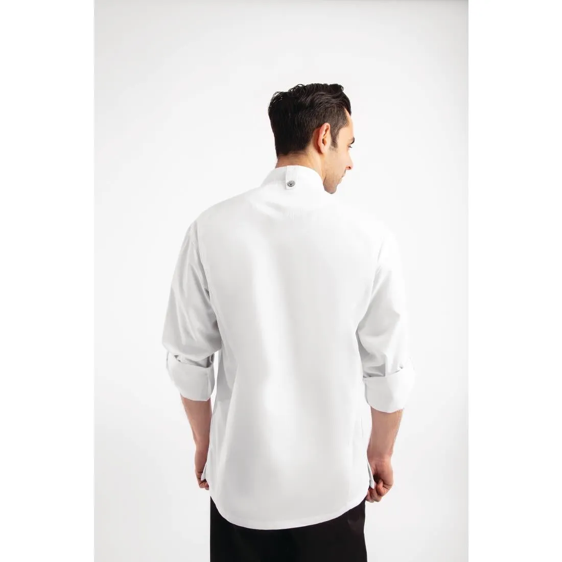 BB264-3XL Chef Works Unisex Hartford Lightweight Chef Jacket White Size 3XL