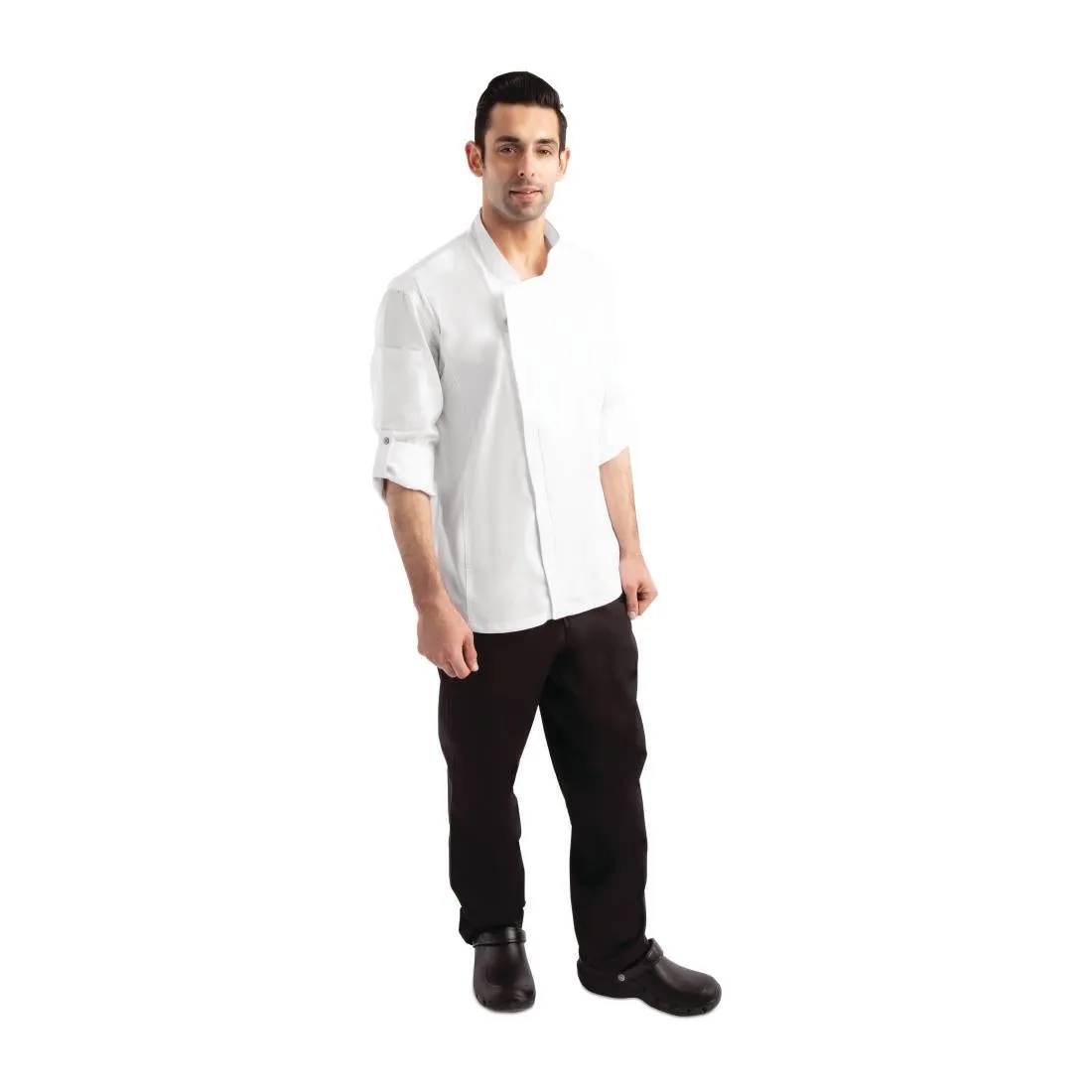 BB264-3XL Chef Works Unisex Hartford Lightweight Chef Jacket White Size 3XL