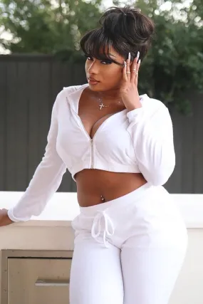 Be Yourself 3 Piece Jogger Set - Ivory