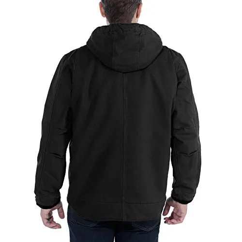 Carhartt Men's Relaxed Fit Washed Duck Sherpa-Lined Utility Jacket
