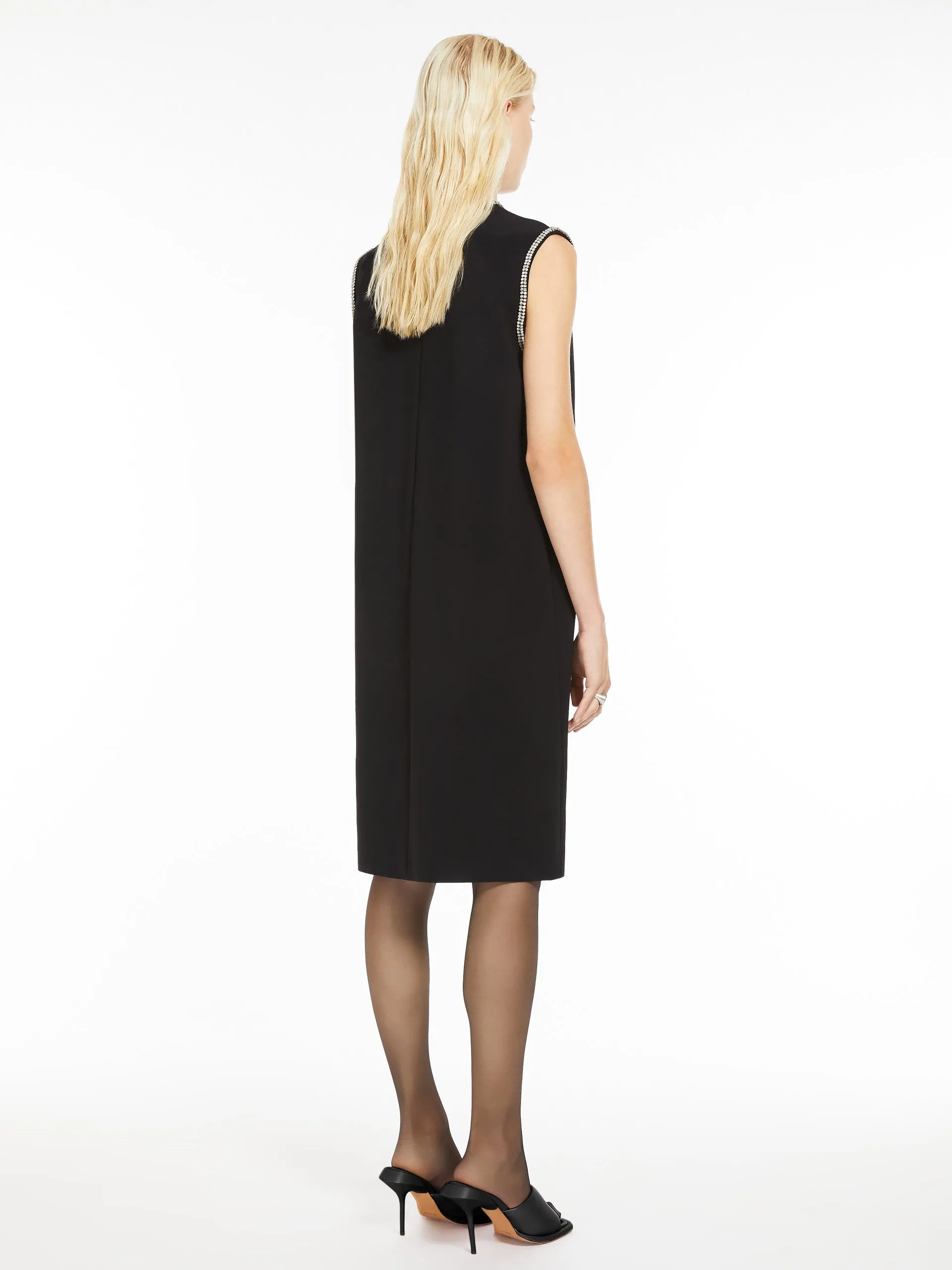 EARRY2 KNITTED DRESS/TUNIC W RHINESTONES DETAIL