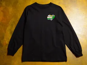 Heartbeat Long Sleeve T-Shirt - Black