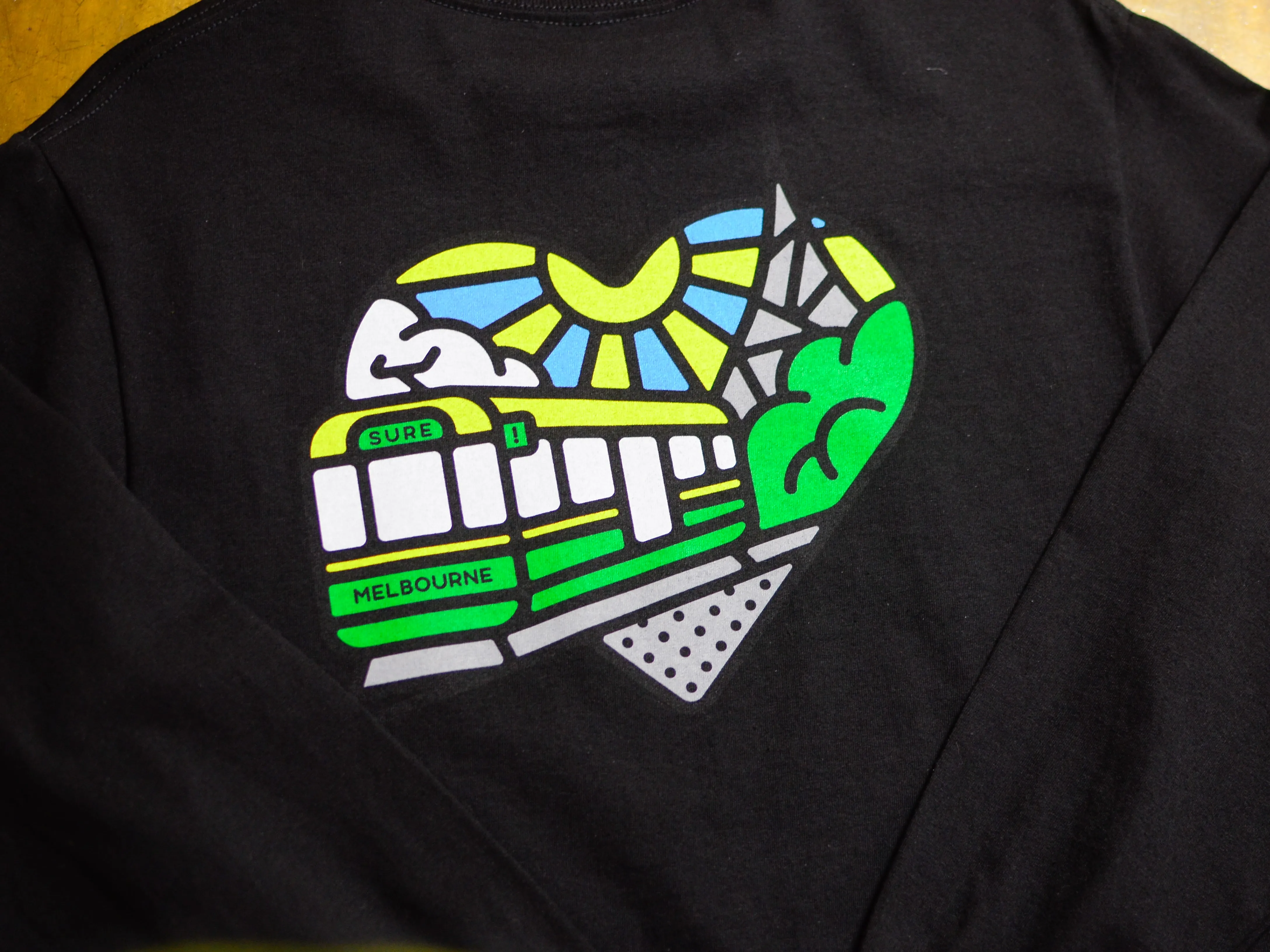 Heartbeat Long Sleeve T-Shirt - Black