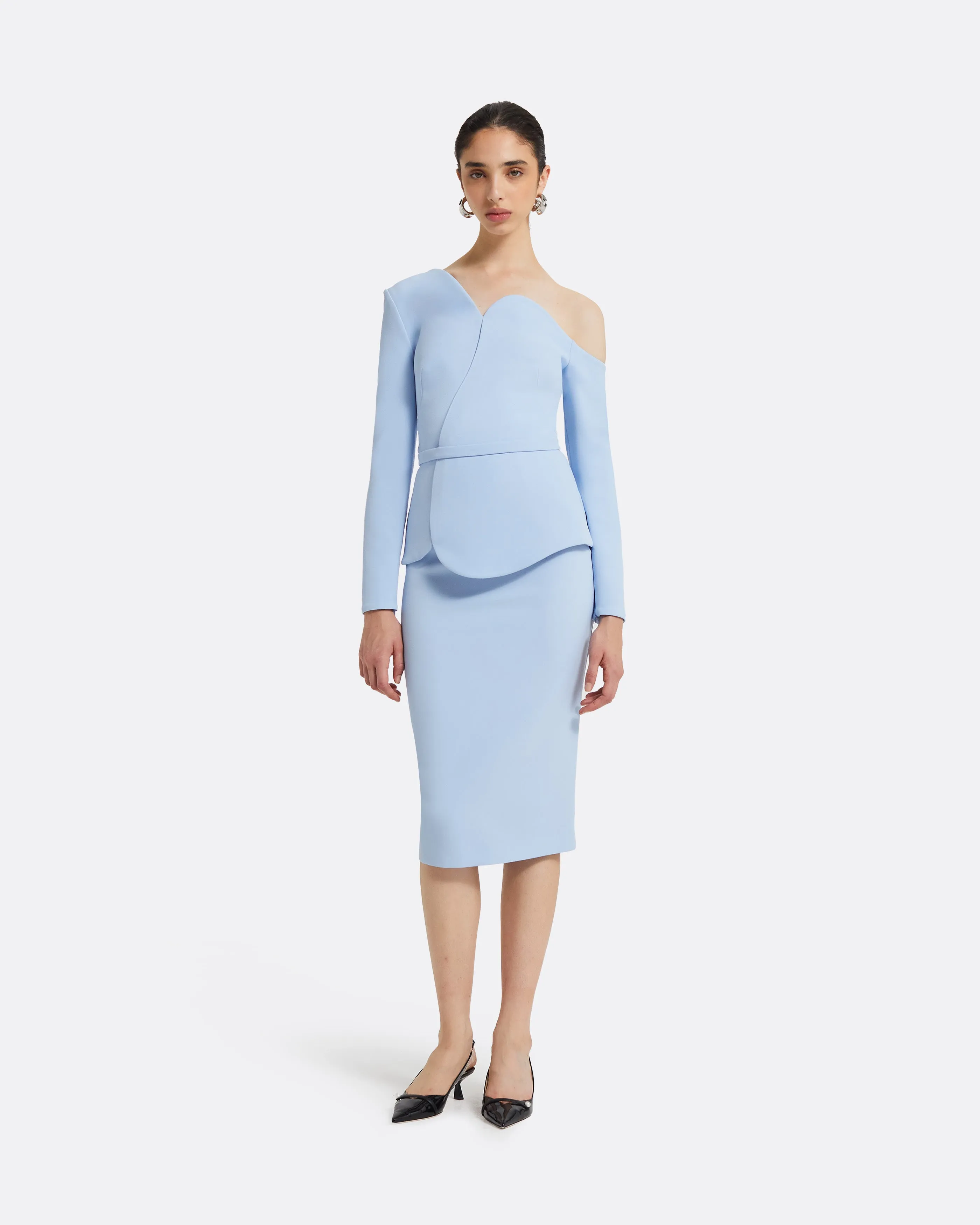 Hokoku Pale Blue Skirt