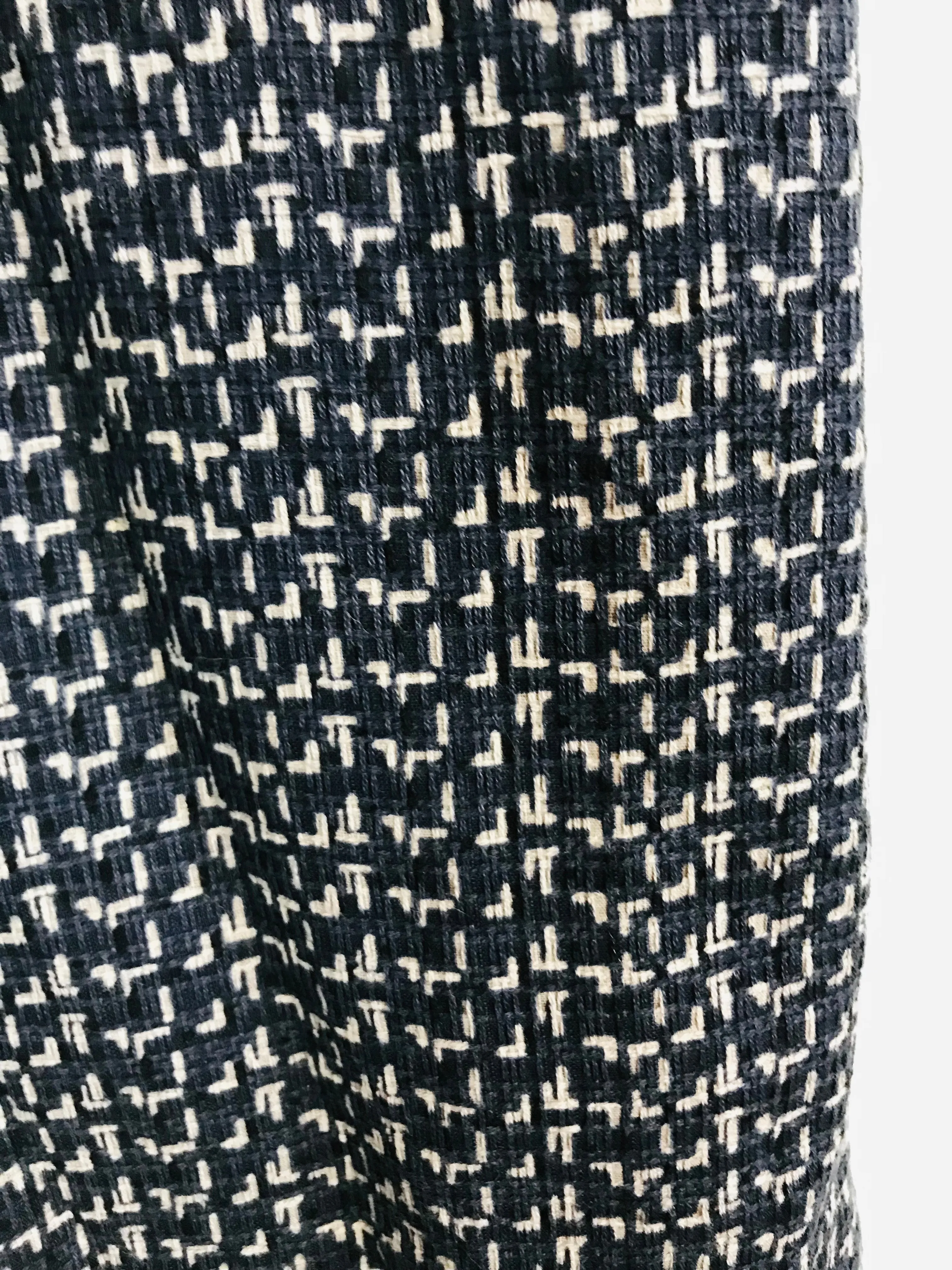 Jigsaw Women's Printed High Waisted Pencil Skirt | UK8 | Blue