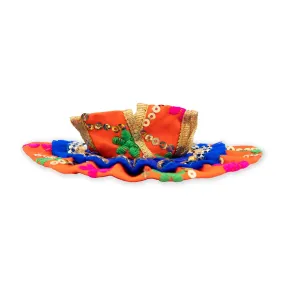 Krishnar Dress - 4 Inches | Satin Krishna Idol Dress/ Assorted Colour & Designs