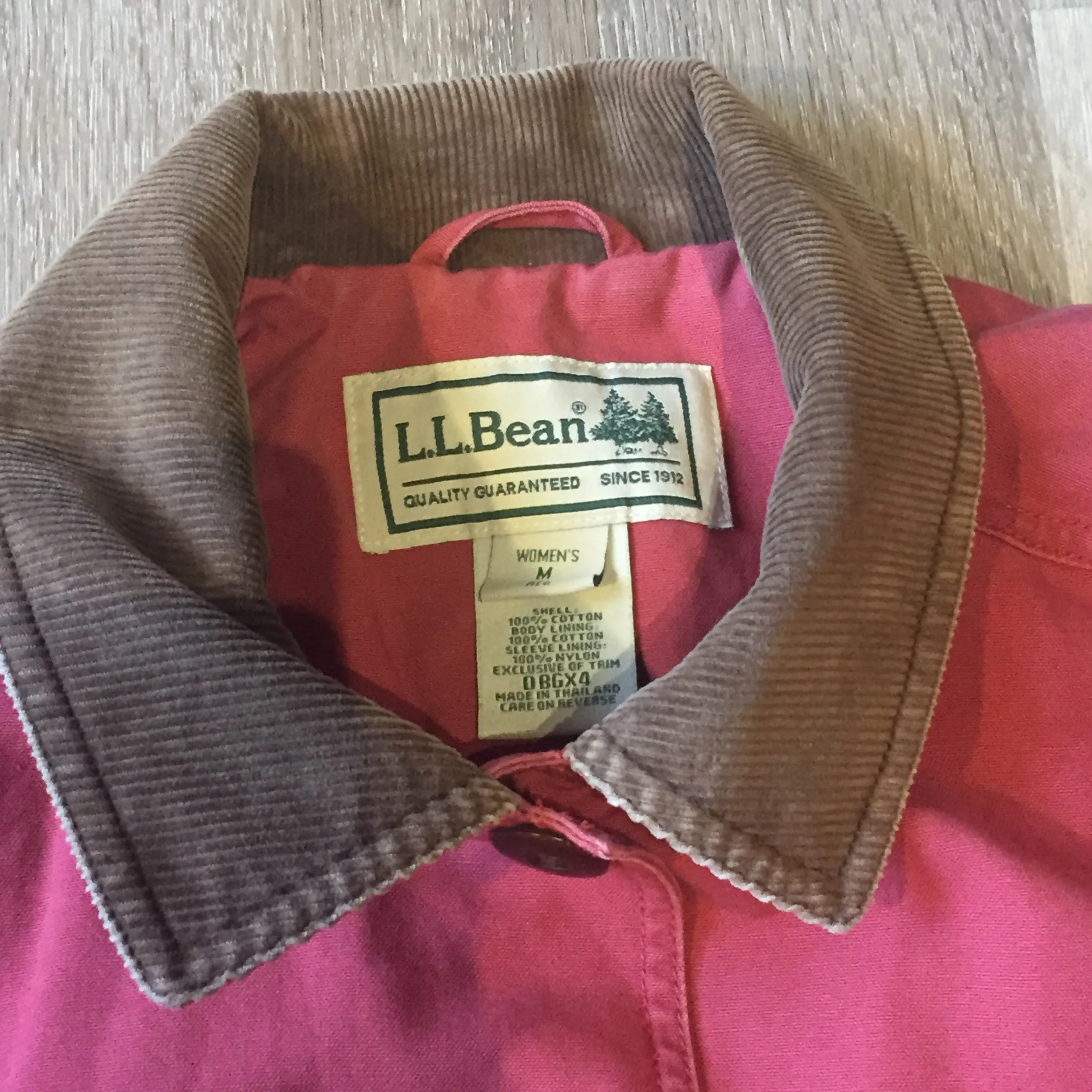 LL Bean Red Chore Jacket, SOLD