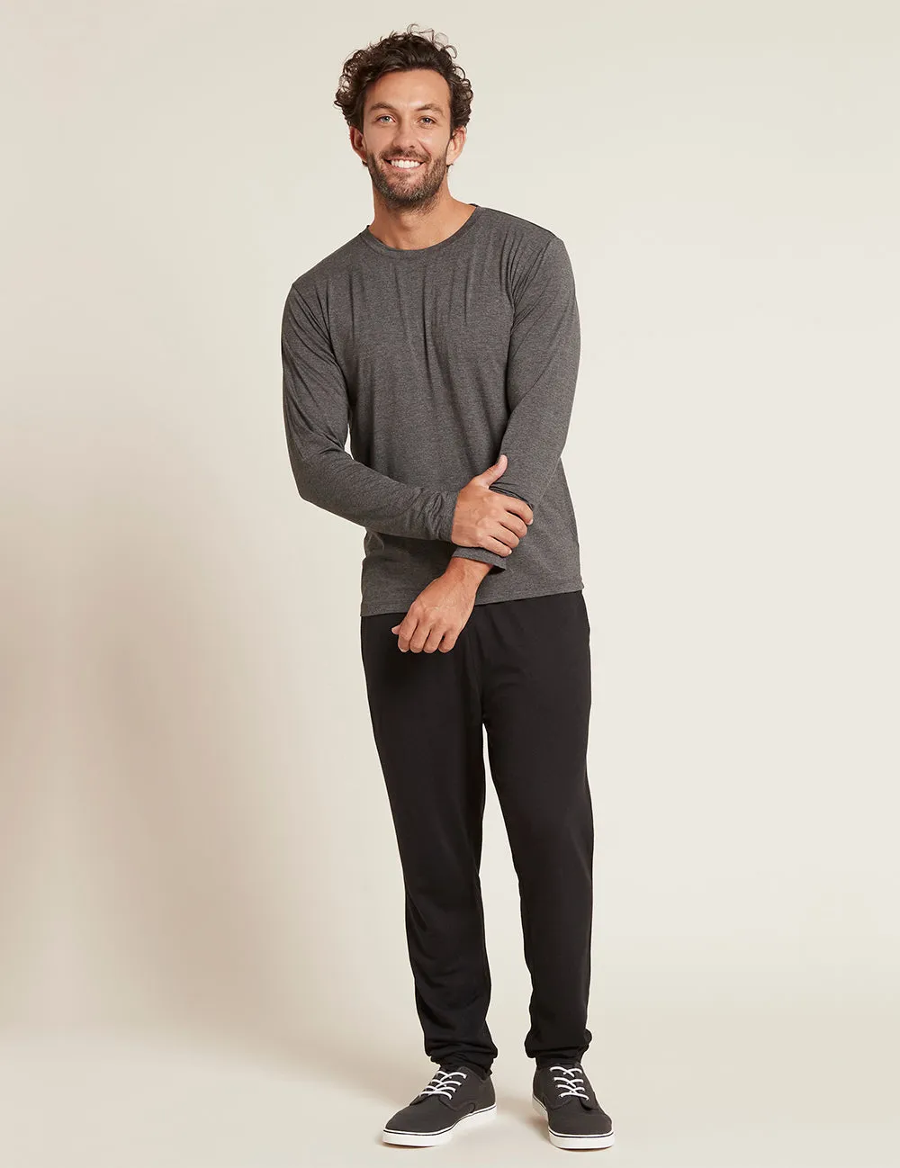 Men's Long Sleeve Crew Neck T-Shirt