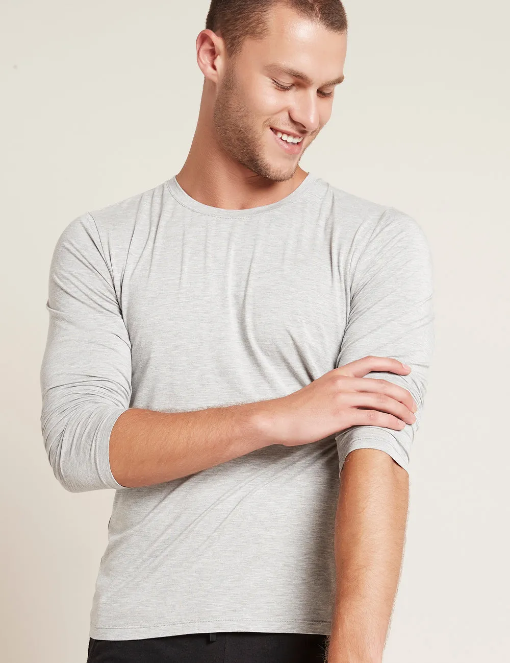 Men's Long Sleeve Crew Neck T-Shirt