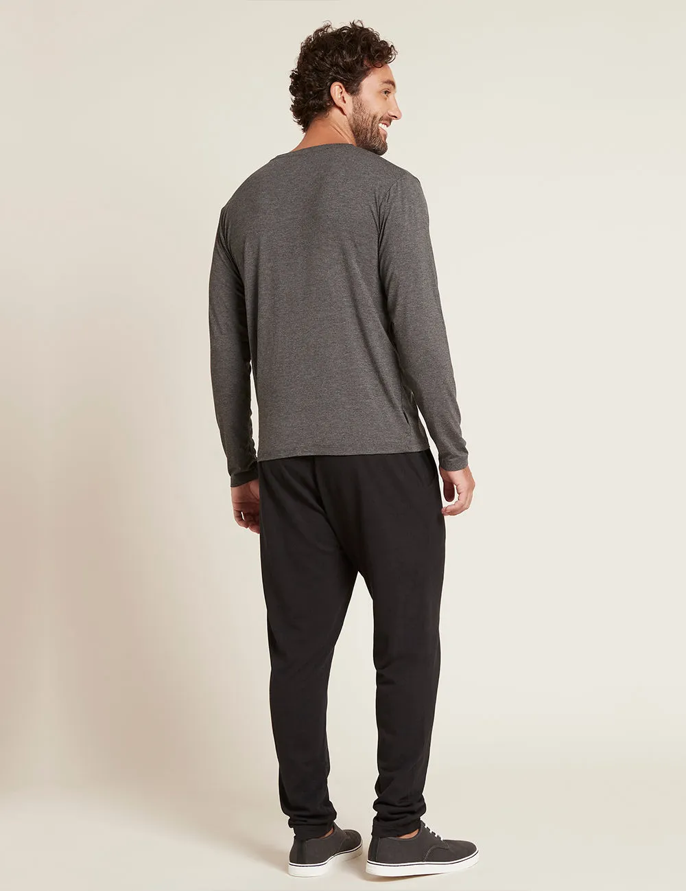 Men's Long Sleeve Crew Neck T-Shirt