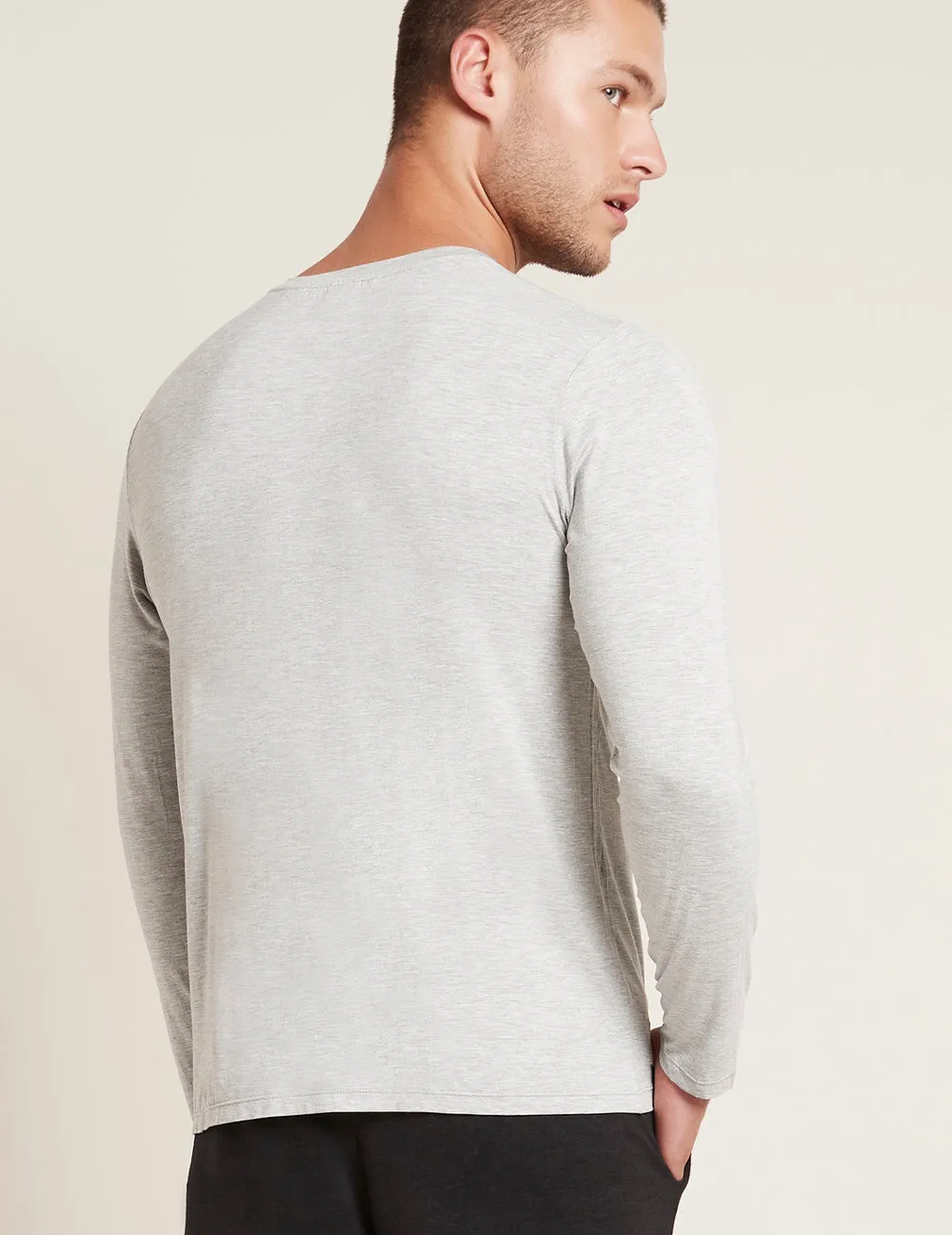 Men's Long Sleeve Crew Neck T-Shirt