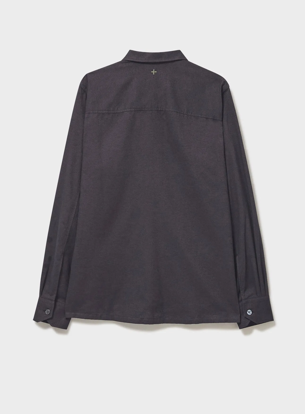 Recycled Italian Chocolate Flannel Overshirt