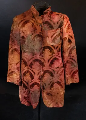 Romeo Gigli  Cut Velvet Venetian  Nehru Jacket