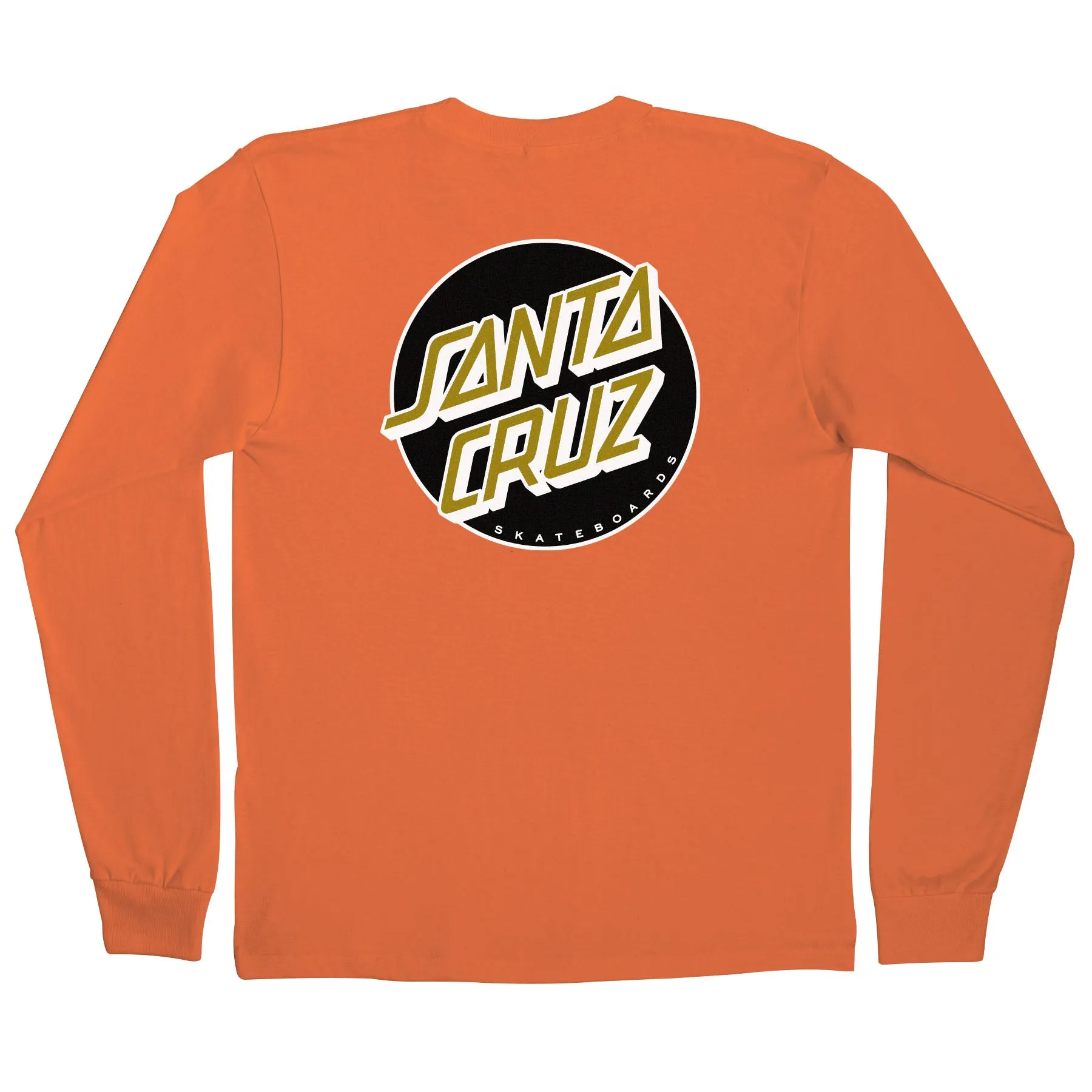 SANTA CRUZ OTHER DOT L/S ORANGE W/BLACK/GOLD