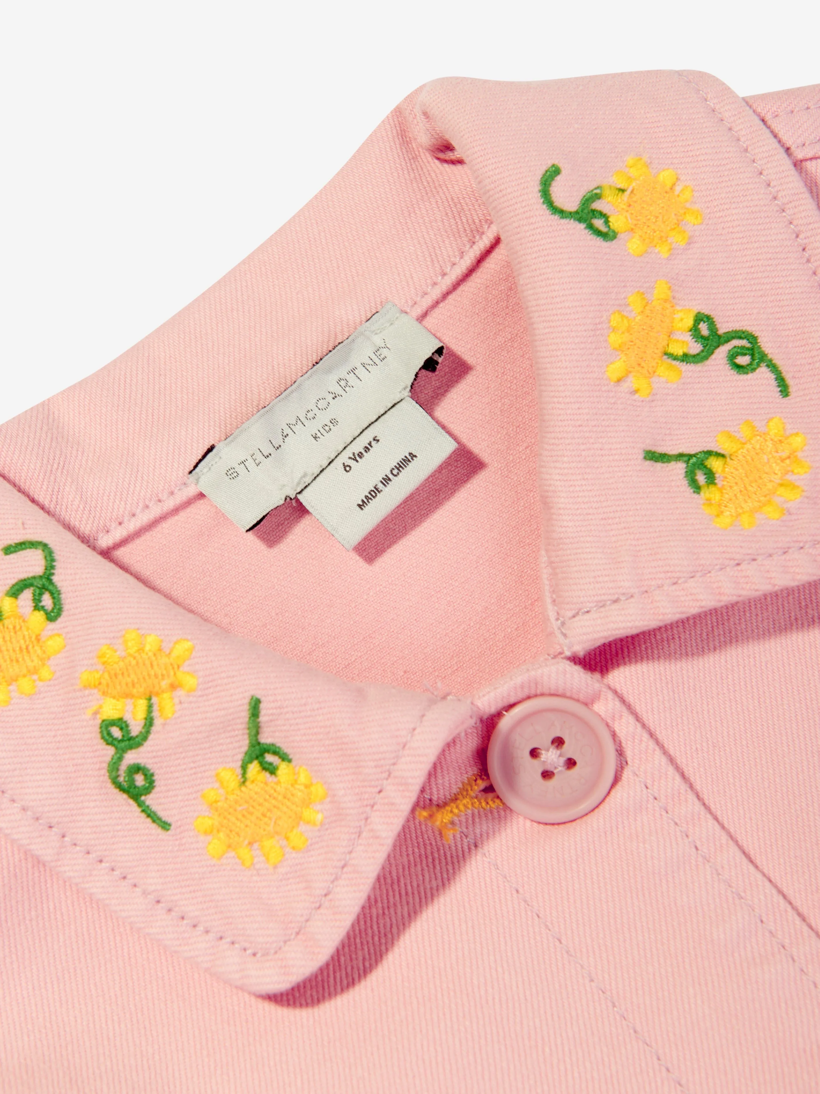 Stella McCartney Girls Flower Jacket in Pink