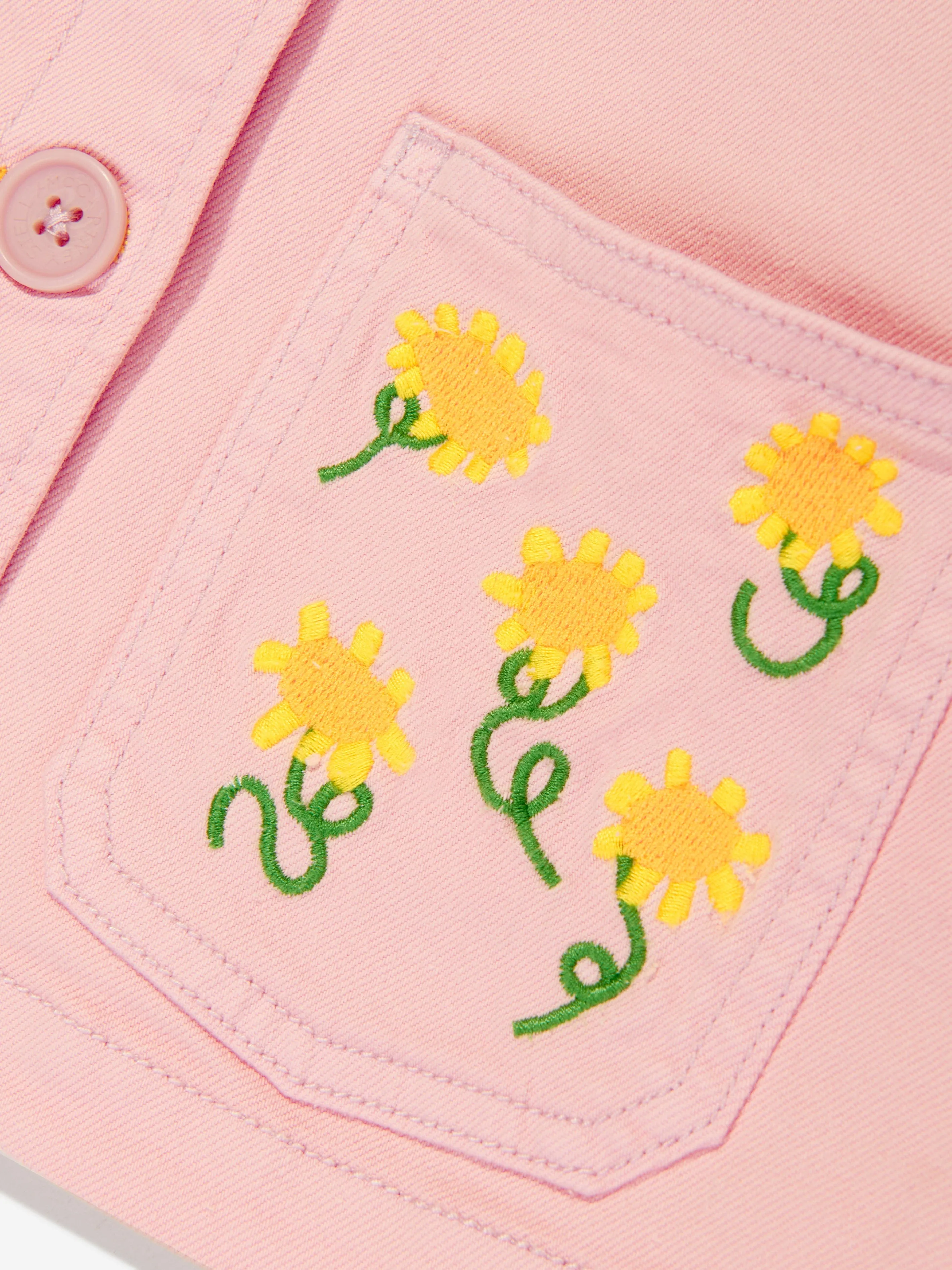 Stella McCartney Girls Flower Jacket in Pink