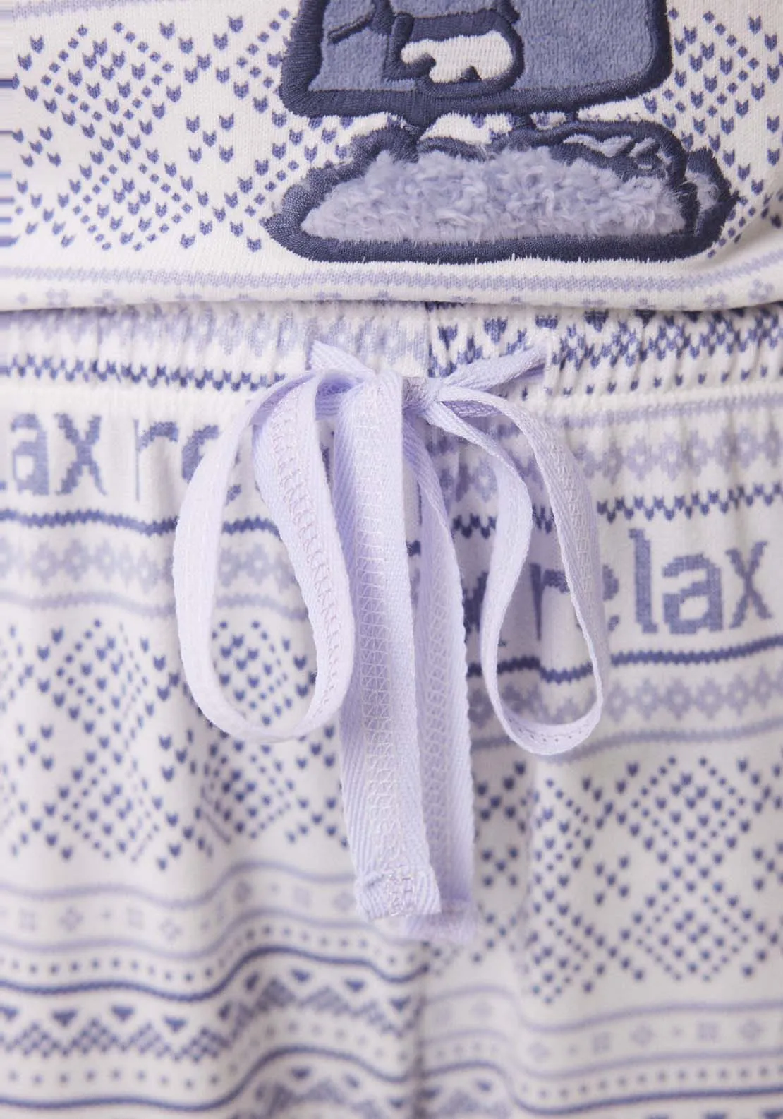 Super soft Snoopy long pyjamas - White