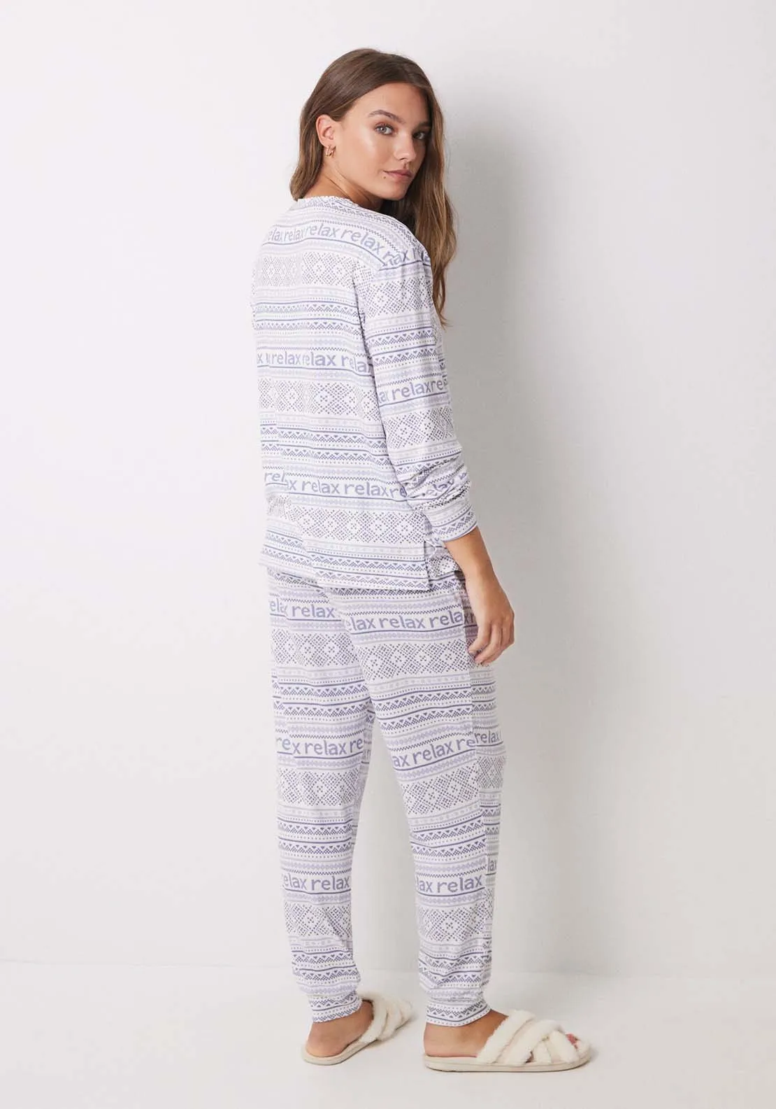 Super soft Snoopy long pyjamas - White