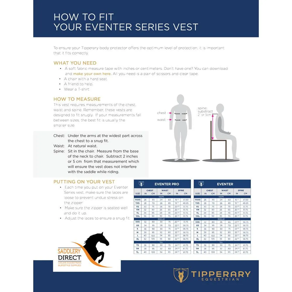 Tipperary Body Protector- Eventor Pro