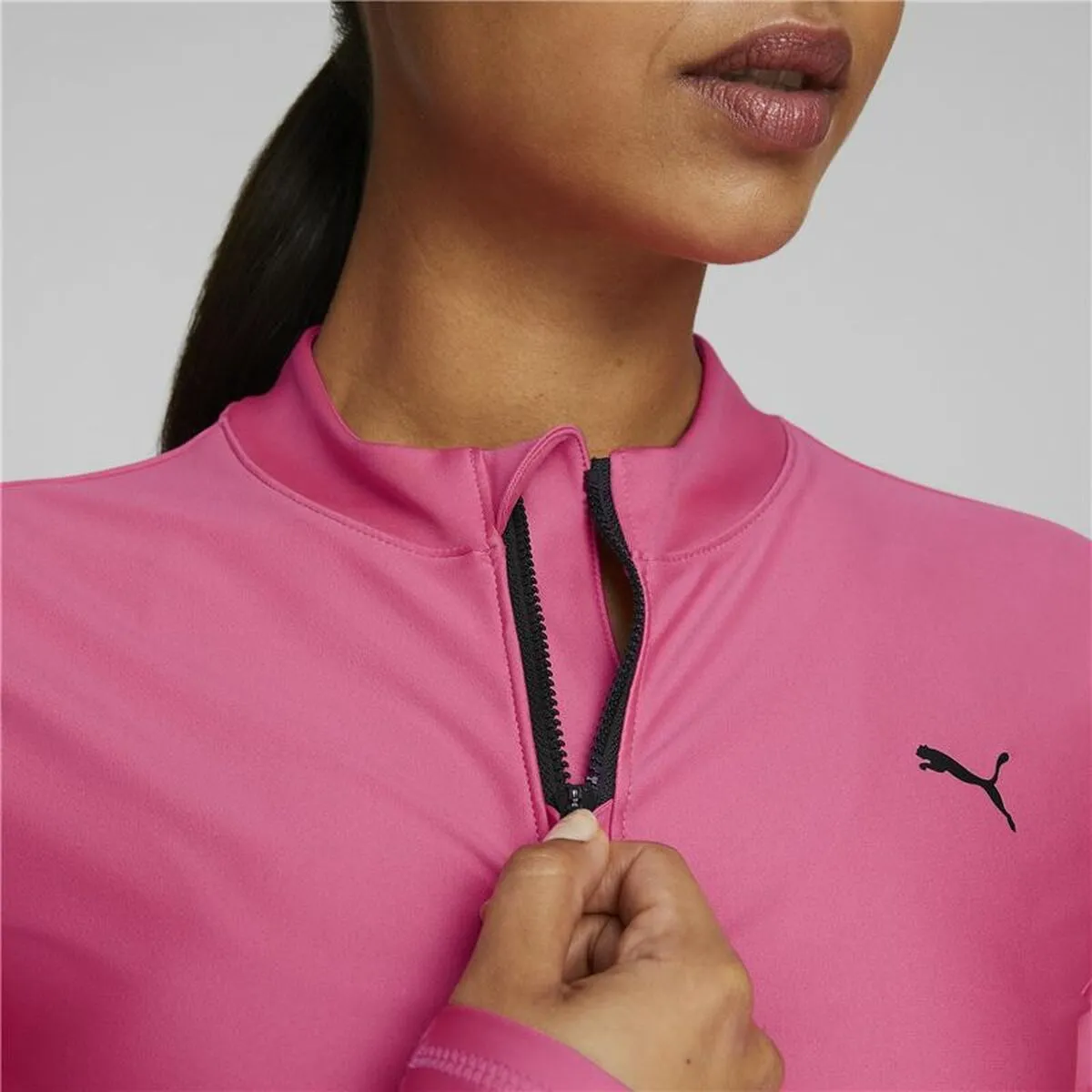 Women’S Long Sleeve T-Shirt Puma Fuchsia Pink