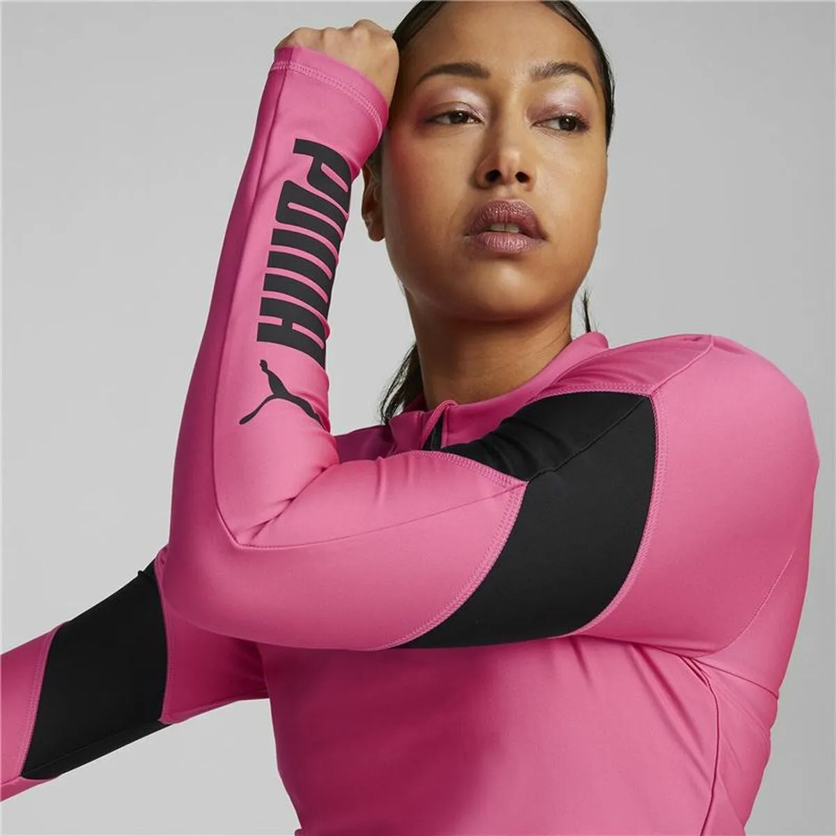Women’S Long Sleeve T-Shirt Puma Fuchsia Pink